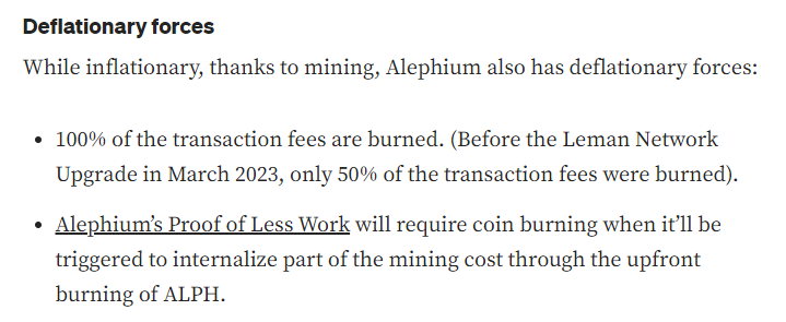 Defaultplayer13's tweet photo. If some people dont know, but all $ALPH Transaction Fees will be 100% burned.... and after 4 Years the time based mining reward drops to 5 ALPH ( after 82 years it goes to 0 ) 

The more Projects launching on @alephium , the more transactions - will give more burn burn burn....

This is a really really big project growing here, still sitting at only 183M Marketcap ( in my eyes totally underpriced )

➡️1,8B Marketcap = $22 for one ALPH
➡️3,6B Marketcap = $44 for one ALPH
➡️7,2B Marketcap = $88 for one ALPH
➡️14,4B Marketcap = $176 for one ALPH
➡️28,8B Marketcap = $352 for one ALPH

Small reminder what other Projects reached last #Bullrun:

➡️ $SOL reached 90B Marketcap
➡️ $ADA reached 92B Marketcap
➡️ $DOT reached 53B Marketcap
➡️ $LINK reached 22B Marketcap
➡️ $AVAX reached 30B Marketcap
➡️ $MATIC reached 20B Marketcap

And now the question - What you think will #ALPH reach this bullrun?

NFA DYOR