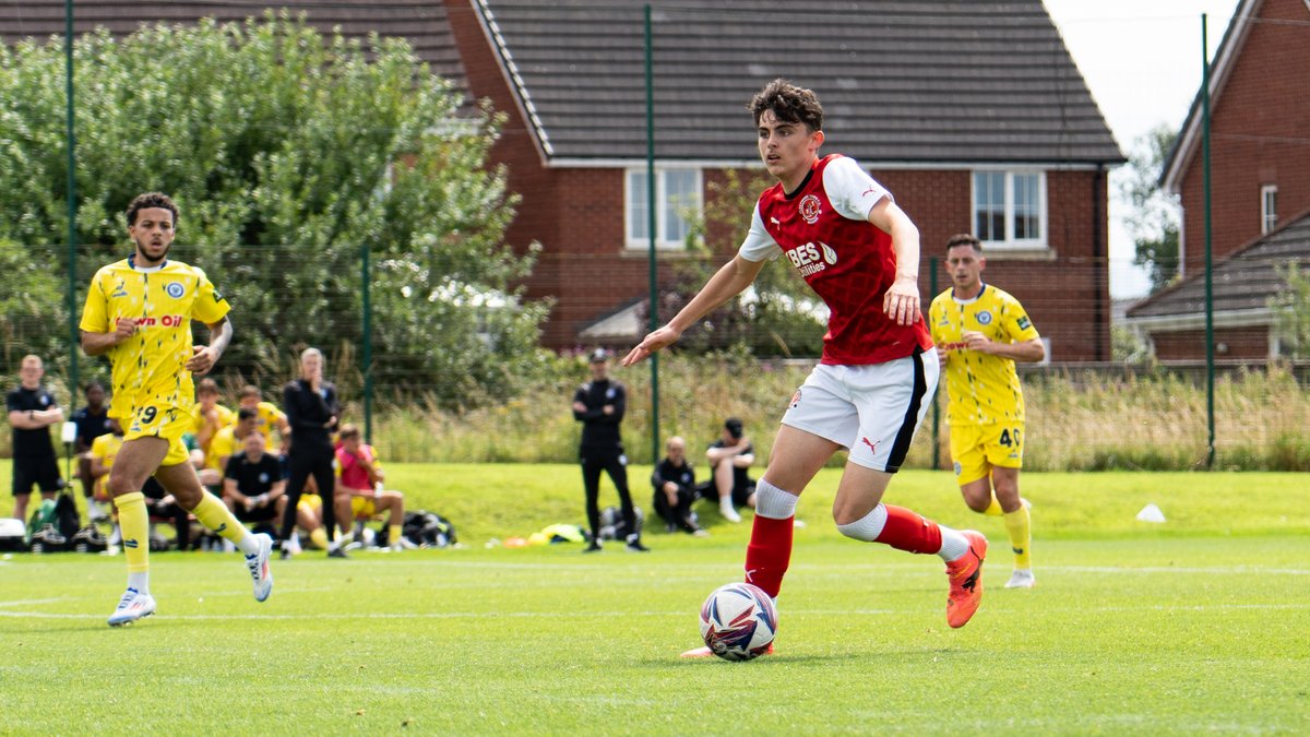 15-year-old Reece Wilkes made an appearance for the first team today at <a href="/PoolfootFarm/">Poolfoot Farm</a> 👏

The <a href="/England/">England</a> Youth international played 30 minutes in the friendly against <a href="/officiallydale/">Rochdale AFC</a>.

#OnwardTogether | <a href="/AcademyFTFC/">Fleetwood Town Academy</a>