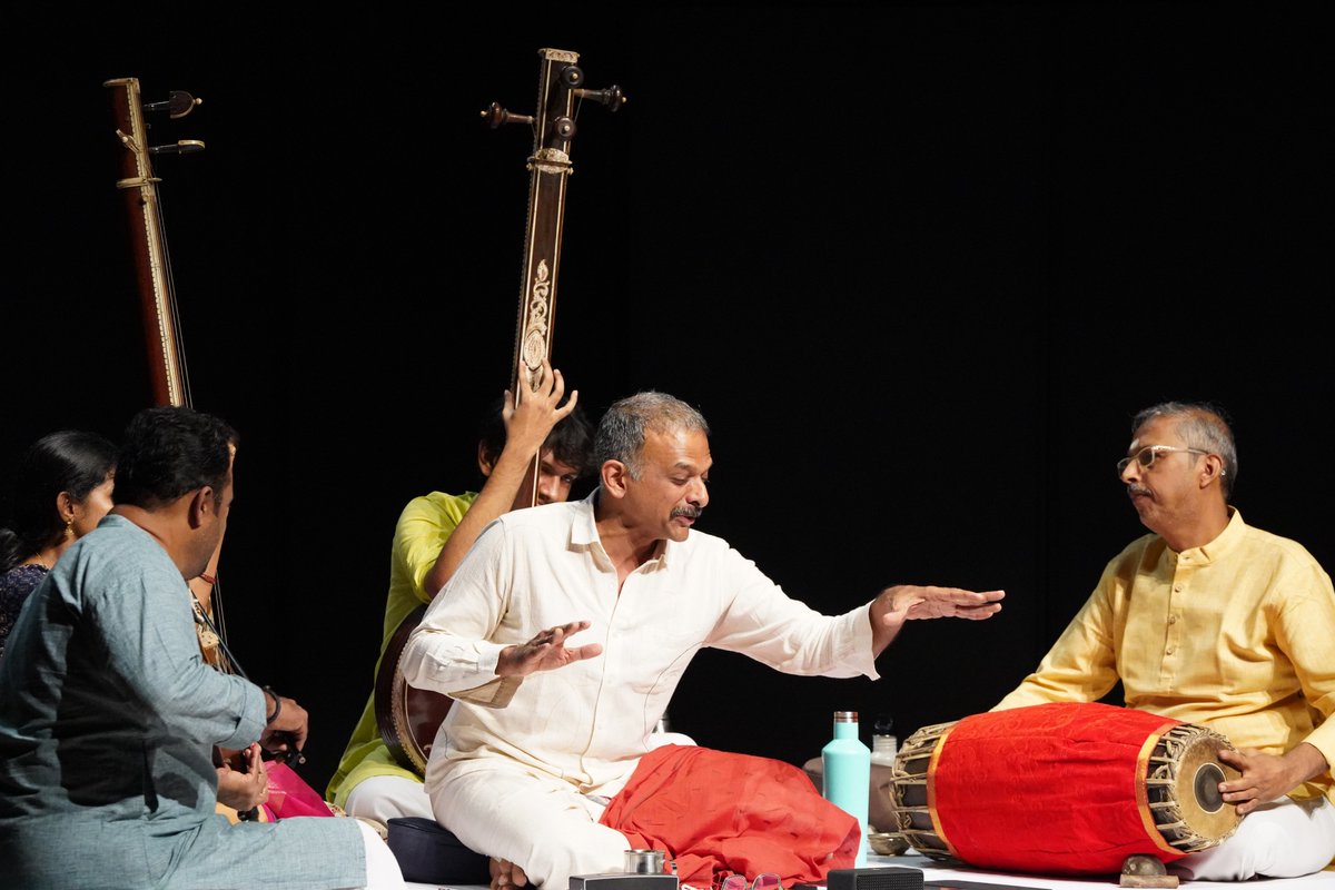 ACJIndia's tweet photo. Carnatic music concert by Sangita Kalanidhi designate Shri. T. M. Krishna, Vocal; Shri. H. N. Bhaskar, Violin and Shri. K. Arun Prakash, Mridangam at M. S. Subbulakshmi Arangam. It was a performance without microphones or electronic amplification.
#YouACJOnlyOnce #carnaticmusic https://t.co/ArNqGH88nX