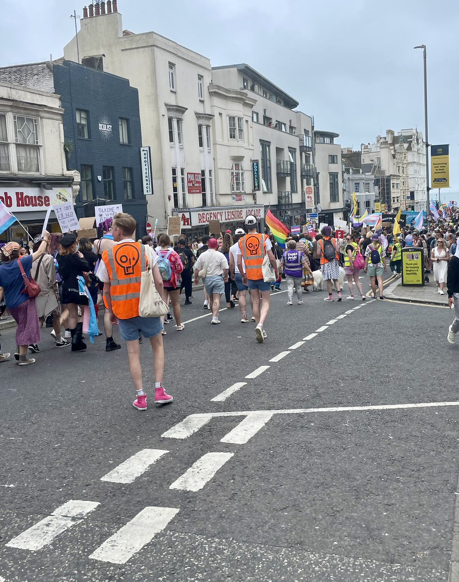 Happy Trans Pride Brighton! 🩵🤍🩷