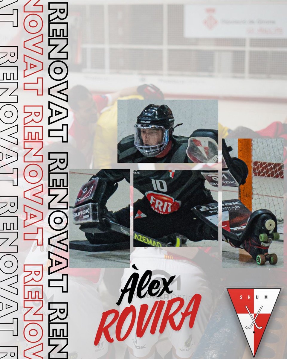🚨RENOVACIÓ🚨 Àlex Rovira renova per la temporada 24/25 amb el SHUM Frit Ravich! 💪🔥🤝

🔝Desde la base i ara per 5e any consecutiu la nostre porteria sera ben defensada❤️🤍