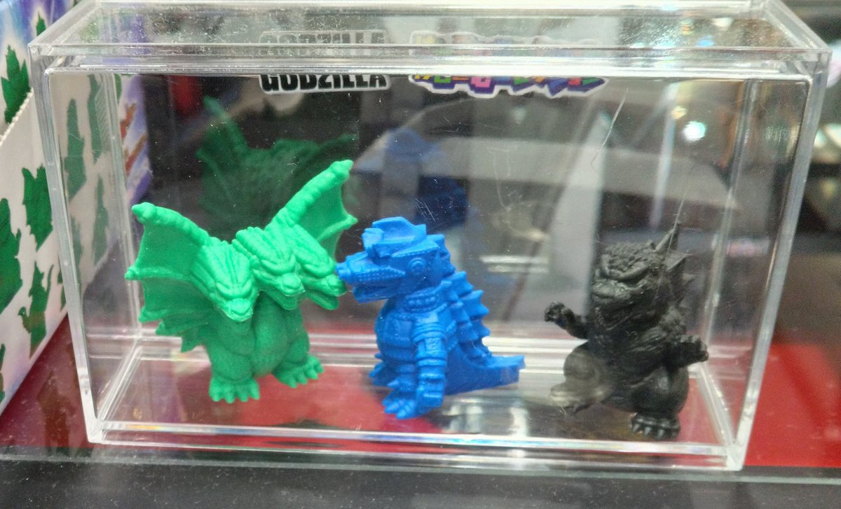 GODZILLA けしごむコレクション」発売！昭和、平成、令和の東宝怪獣が