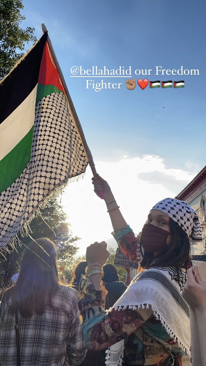 Bella Hadid &amp; her family can trace their heritage in Palestine to Dhaher Al-Umar. She is bigger  &amp; will outlive Adidas like Palestine is bigger &amp; will outlive the genocidal apartheid regime.
