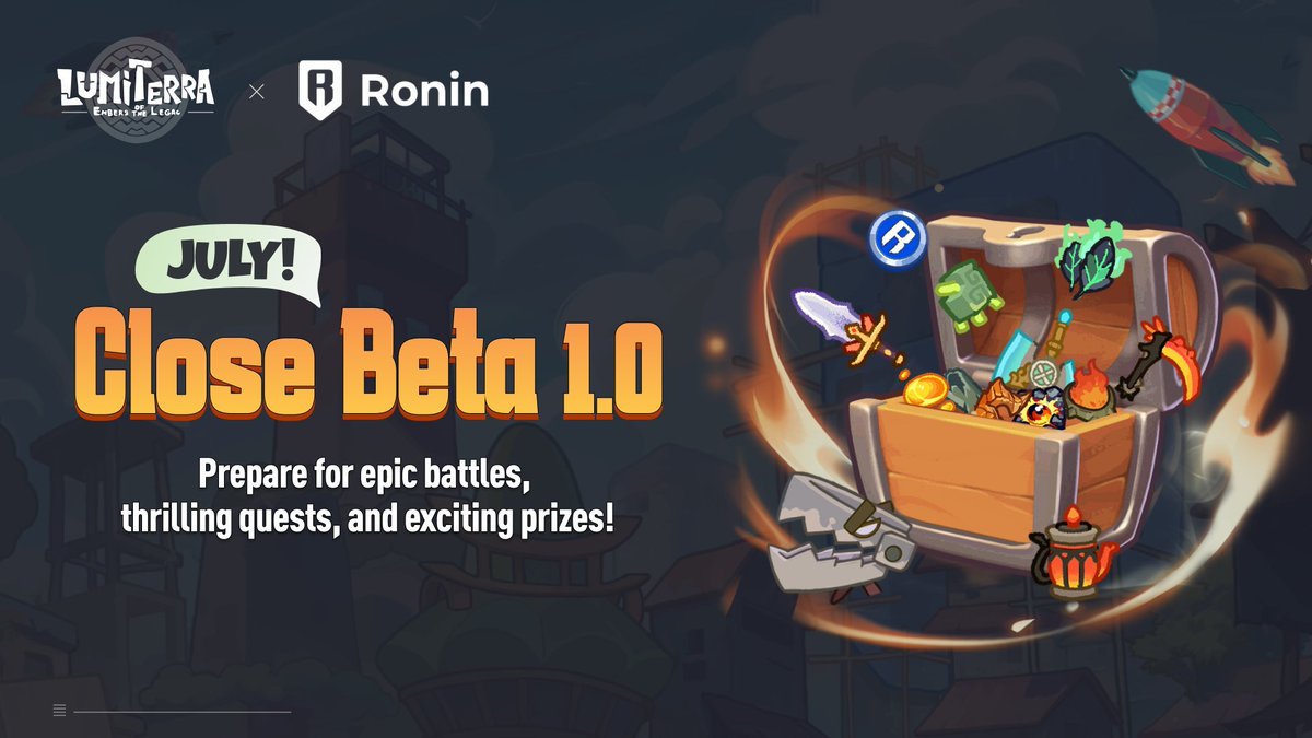 GameFi Labs x Lumiterra

Lumiterra CBT#1 即将上线，抽白。
✨亮点
1.Lumiterra 拥有令人印象深刻的 PvE 排行榜游戏机制。
2.参与竞争，有机会赢取百万美元的代币奖励。
3.免费 NFT：获取 Lumi Fragment NFT，这是 Lumiterra 在 Ronin 链上的第一个 NFT，可以用于游戏内物品制作和在 Mavis