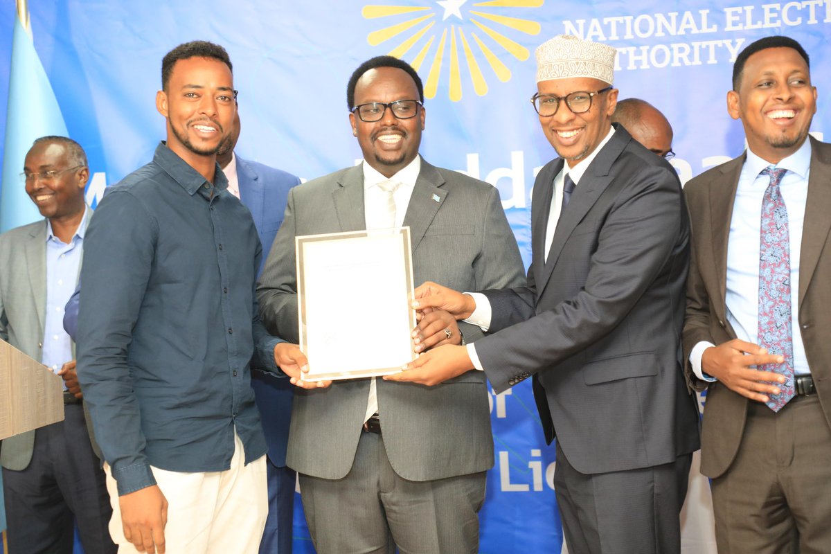 MoEWRSo's tweet photo. @MoEWRSo officially launched the electricity service provider’s licensing framework in Mogadishu, aiming to regulate and improve the electricity supply industry in Somalia. #ESPs_Licensing #EnergySector #Somalia https://t.co/AAWtCm8FK6