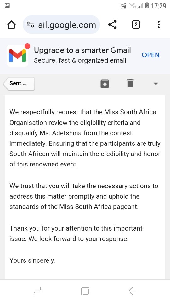 🛑Miss SA is not trending for fokol, @official_misssa <a href="/crown_chaser/">Crown chaser 👑👑</a> ignore us at your own peril - you know we are against your stance and our concerns have been registered with your office.