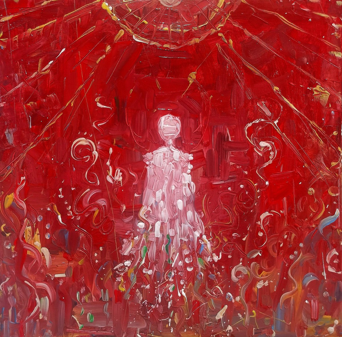 KEMON_09's tweet image. I passed by a graffiti shop today and went in to paint the following oil painting🎨
#paintings #art #oilpainting