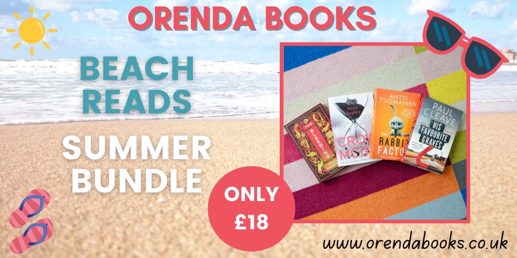 OrendaBooks's tweet photo. 🩴#HotBookSummer 🏖️
#SummerSale TIME & we have #bargains galore!
#SupportAnIndie and get our incredible #BeachReads bundle – 4 #bestselling international #thrillers – for just £18!
Books from @writer_suzy @paulcleave @jogustawsson & @antti_tuomainen!
😎 ... https://t.co/yLSiaXTTdm