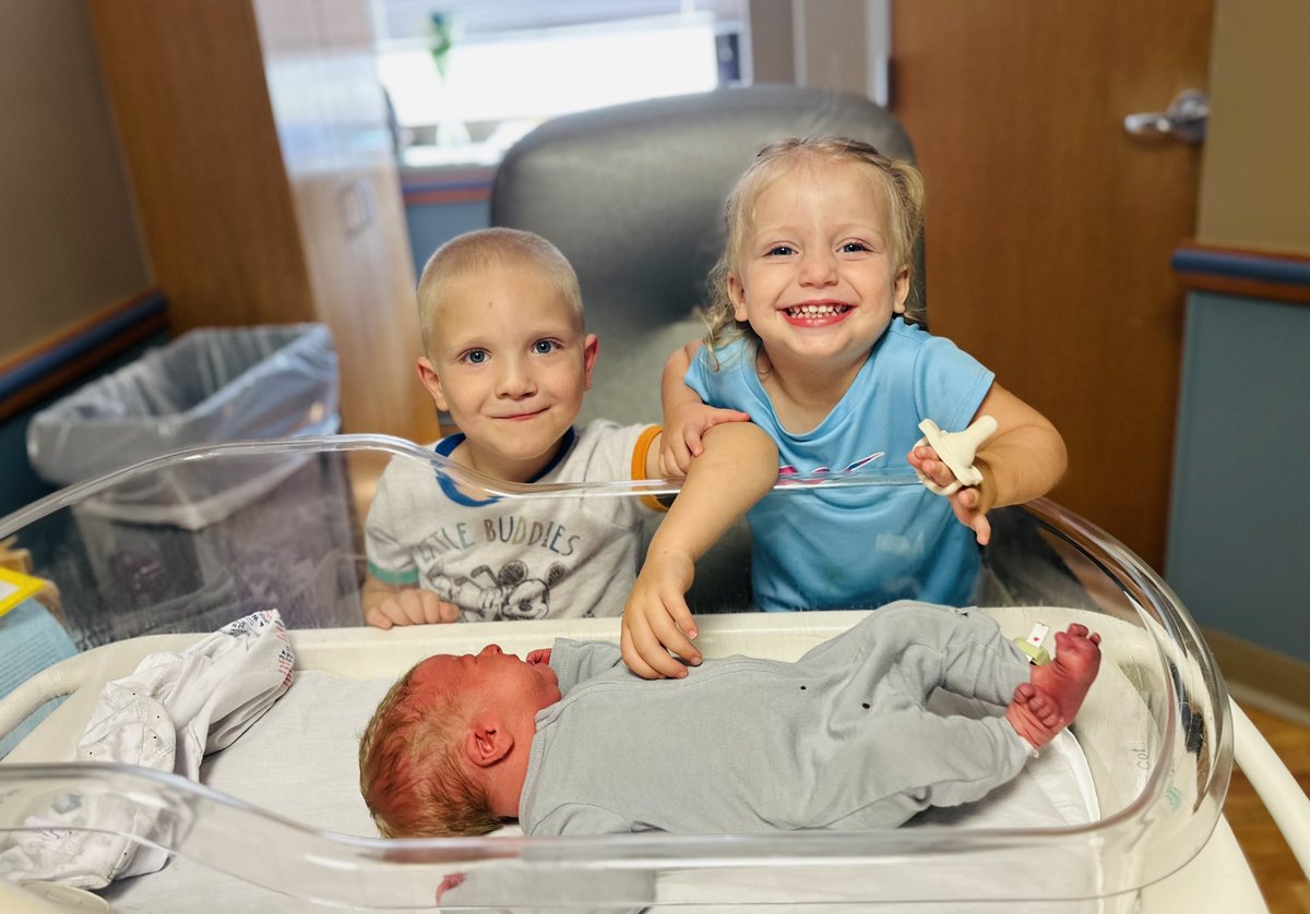emling1's tweet photo. Welcomed Theodore James into the world Thursday afternoon. He’s excited to watch his first @Cardinals game this afternoon! https://t.co/k6zqf5gQj5