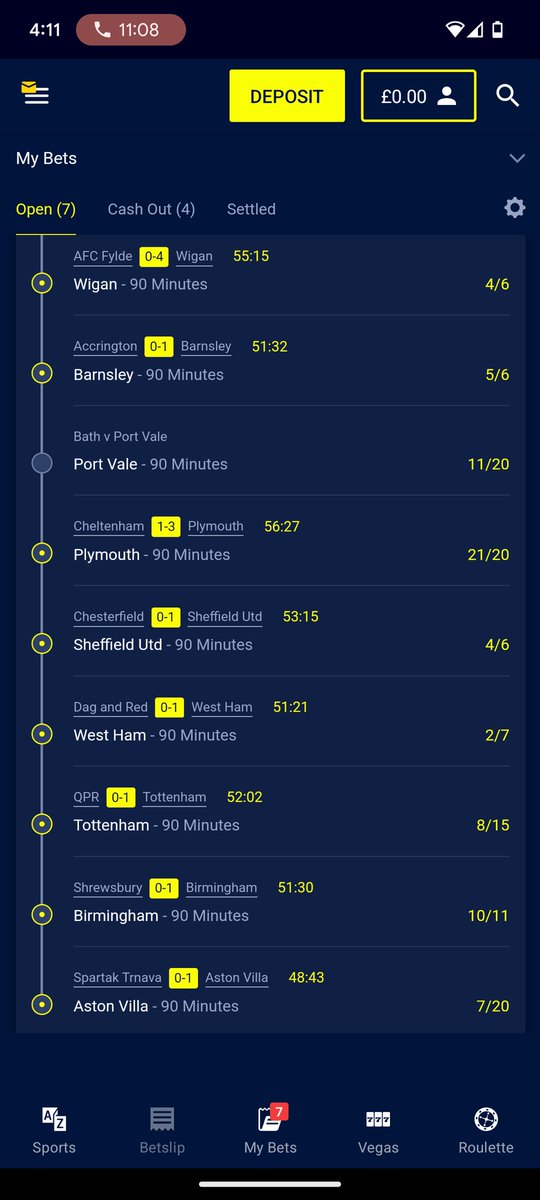 Nashaa96's tweet photo. @OfficialPVFC Portvale to let my bet down? 🙄😭🤣 https://t.co/gDzGCBpxwf