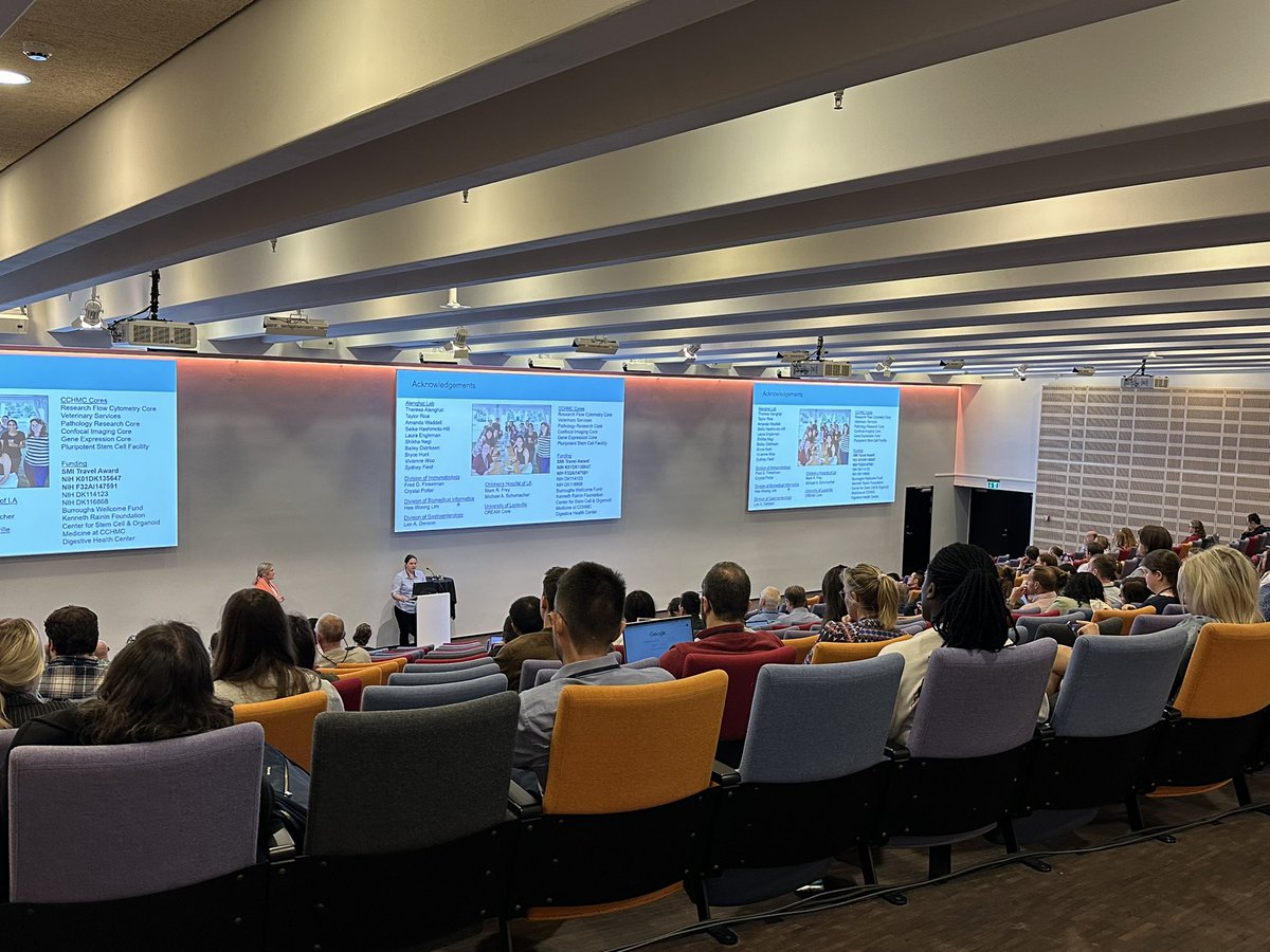 Theresa Alenghat (@alenghatlab) on Twitter photo Dr. Eshleman <a href="/emeshlem/">Emily Eshleman</a> discussing her exciting findings on #tuftcells at #ICMI2024 in Copenhagen. Looking forward to the the next <a href="/socmucimm/">Society for Mucosal Immunology</a> meeting in 2026! Dr. Eshleman <a href="/emeshlem/">Emily Eshleman</a> discussing her exciting findings on #tuftcells at #ICMI2024 in Copenhagen. Looking forward to the the next <a href="/socmucimm/">Society for Mucosal Immunology</a> meeting in 2026!