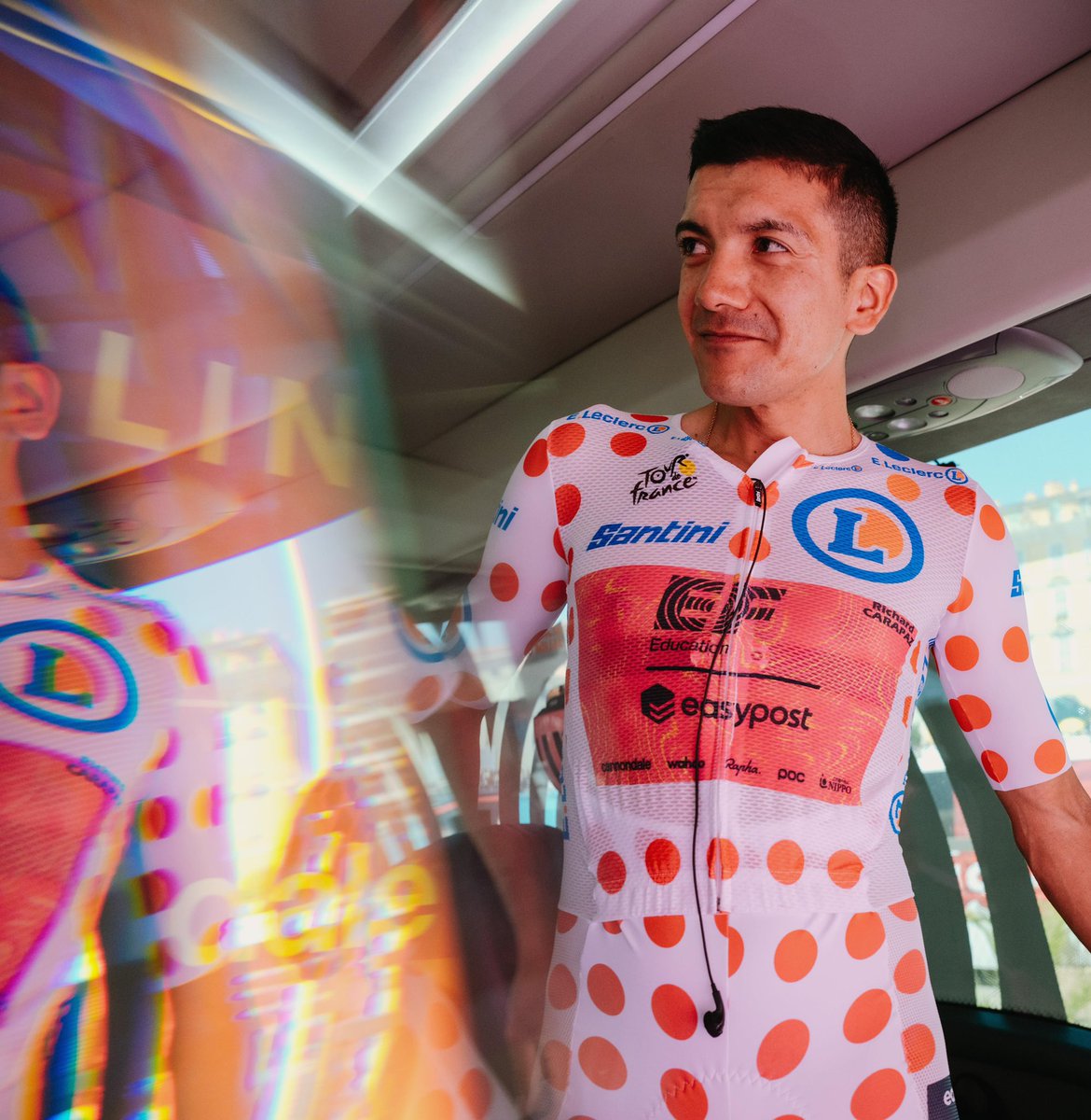 EFprocycling's tweet photo. Richie’s polka dot aura points?? +10000000

🔴⚪️🔴⚪️🔴

#tdf2024 https://t.co/A7h8xBv1Vt