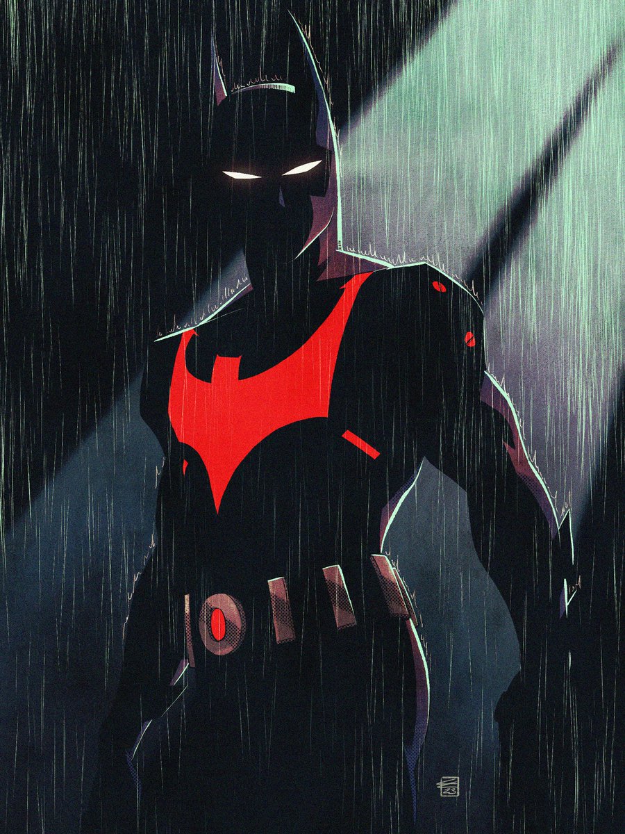 TheMarvelousMrC's tweet photo. Batman Beyond / Spider-Man 2099 https://t.co/nobI9CxMZE