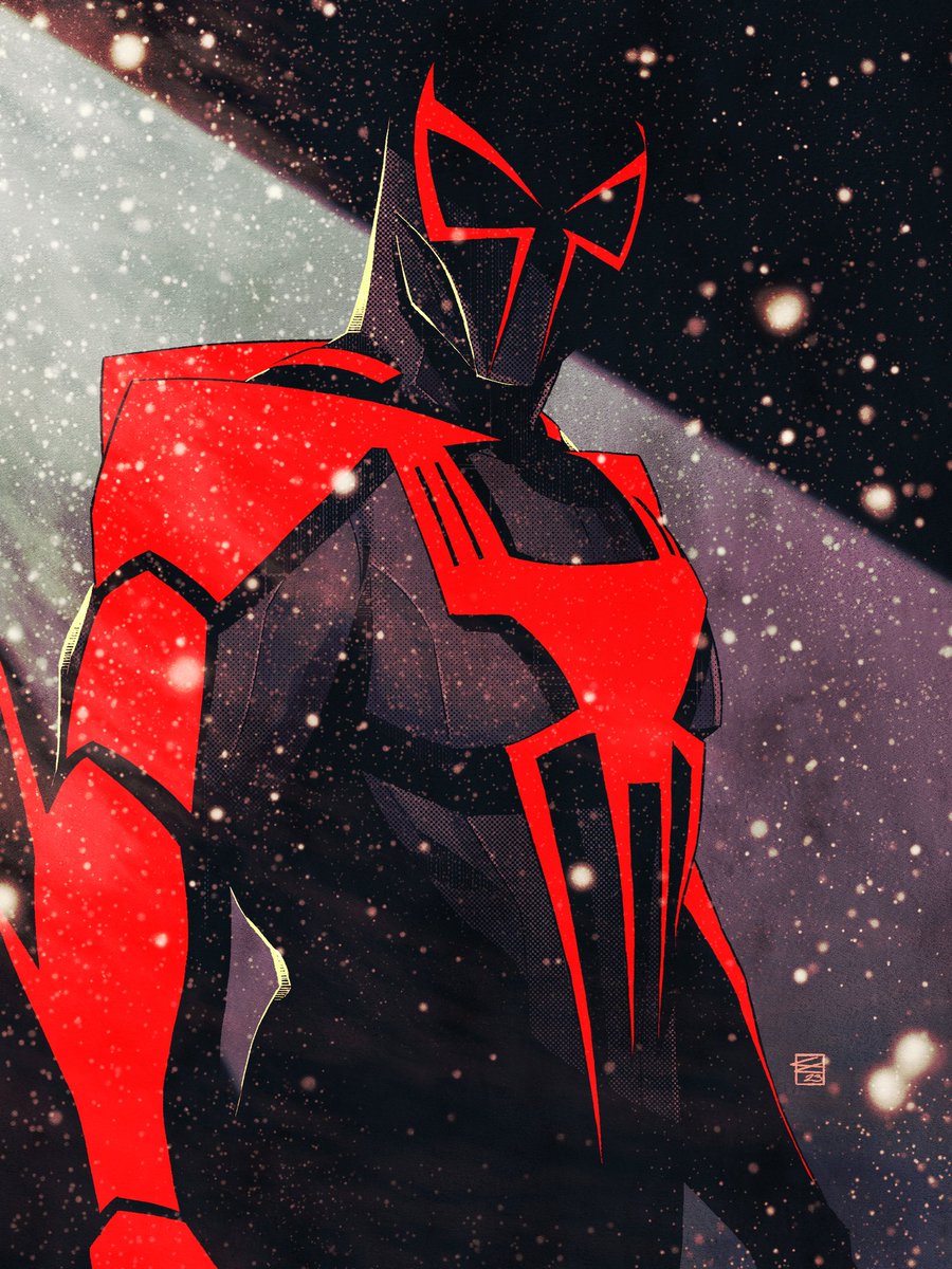 TheMarvelousMrC's tweet photo. Batman Beyond / Spider-Man 2099 https://t.co/nobI9CxMZE