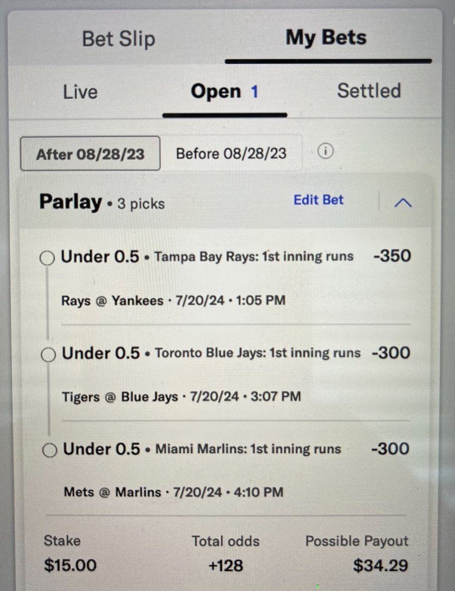cbassett33's tweet photo. Finally back on @betmgm…been a minute since I posted one of these…here is my #NRFI #paraly for today
#dtl #dtlcrew #sports #sportsbetting https://t.co/QkPE48M4vf