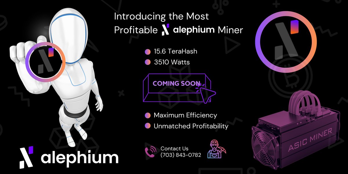 🚀 Exciting News for #Alephium Community! 🚀

Introducing the latest <a href="/alephium/">Alephium</a> miner, #Bitmain AL1 15.6Th! 🛠️💎

Lock in your pre-order today! Start mining now and join the decentralized revolution! 🌐🔗
#Crypto #Blockchain #Mining #TechInnovation #AlephiumMiner