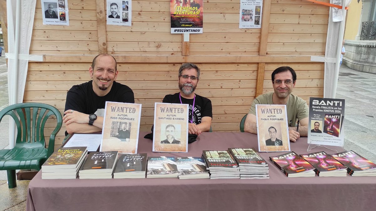 Tarde de firmas en el CELSIUS.
Íñigo Rodríguez, Pablo Rodríguez y Santiago Eximeno te esperan en la caseta de Con Pluma y Pixel y Suseya Ediciones.
<a href="/festivalcelsius/">Celsius 232</a>
<a href="/Conplumaypixel/">Con Pluma y Píxel</a> <a href="/Suseyaediciones/">Suseya ediciones</a> 
#novelas  #librojuegos #celsius2024