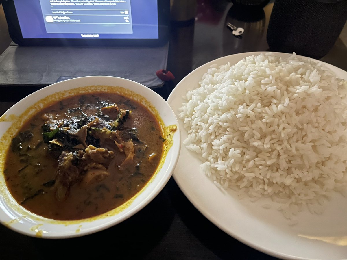 janeblack900's tweet photo. One of the reasons I work so hard is because I love good food, I can manage anything but not what goes down my throat. I’m A FOODIE!!! #bangastew #localrice https://t.co/cnMR6UVJ5R