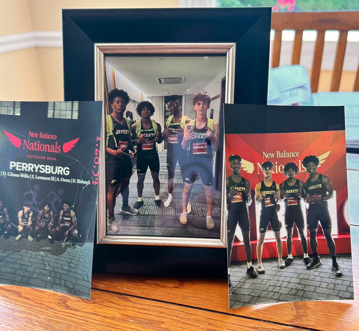 It’s something special when former athletes give you pictures to remember them by. I wish them the very best! Aiden &amp; Sam, I know you’ll excel in college. Gibby &amp; Terry, keep the momentum going! I’ll proudly display these pictures!🖤💛<a href="/PerrysburgTrack/">Perrysburg Track</a>