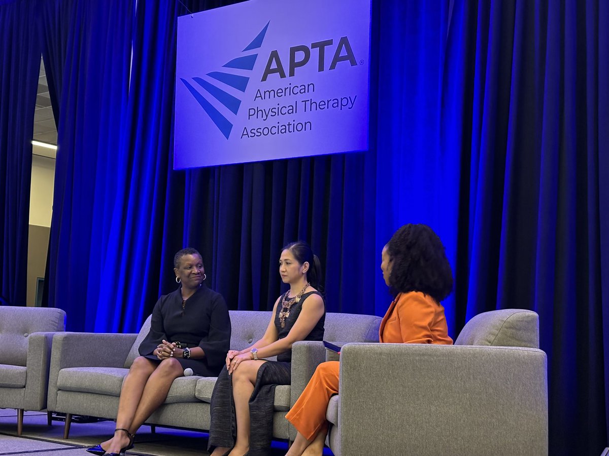 Love these bosses on stage! 
@APTAtweets 
@TiffanyDPT