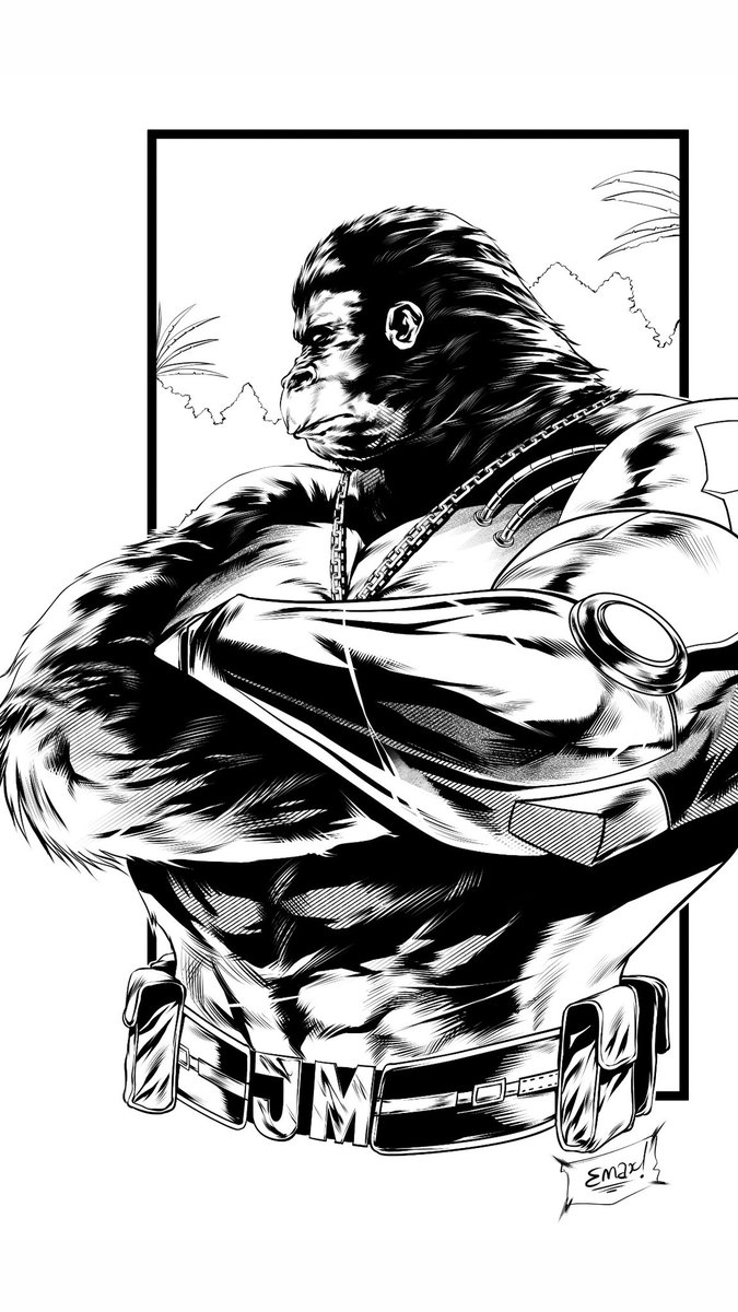 Emax12072000's tweet photo. Jungle man fan art https://t.co/S1L6mJd1v5