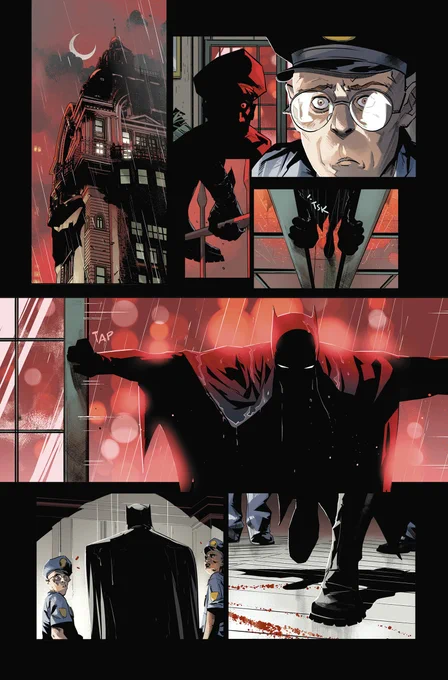 Batman doing detective things, you know..   script  colors 