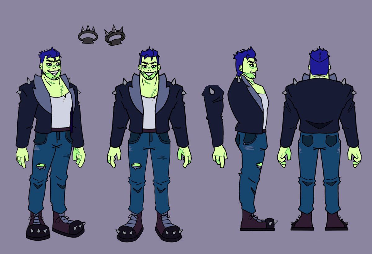 OffspringSeries's tweet photo. Another new character! Meet Robbie, the star pupil of The Carver’s Slasher in Training Class, Junior’s biggest rival/bully. He’s a huge meathead with a thirst for blood.

Robbie’s not all bad though…just mostly 😬

Art credit to @_notashark https://t.co/VV22xljqBn