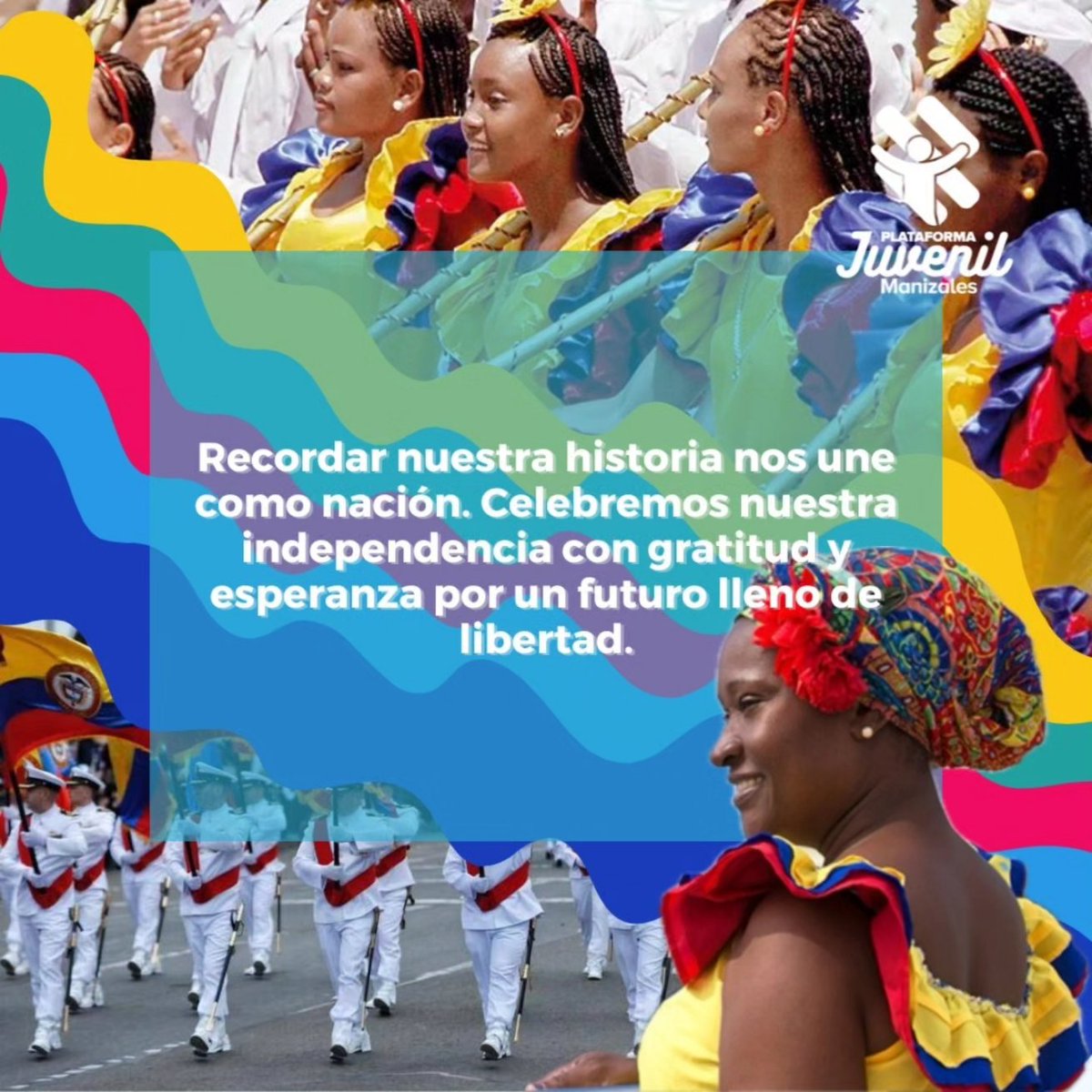 Orgullosos de ser colombianos.

Feliz día de la patria y de la matria.
