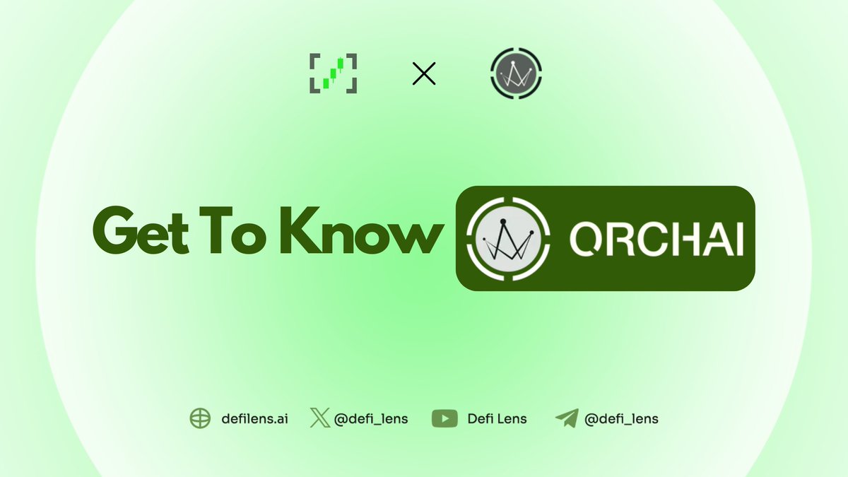 defi_lens's tweet photo. ⭐️ And the mystery has been solved! #DeFiLens x #Orchai Coming Soon!

💡Let's get to know https://t.co/2oddujosBO💡

@orchai_protocol is a low-code #DeFi platform that provides various AI-powered protocols and features to optimize asset flow, and to improve the management & investing strategy.

🧵👇