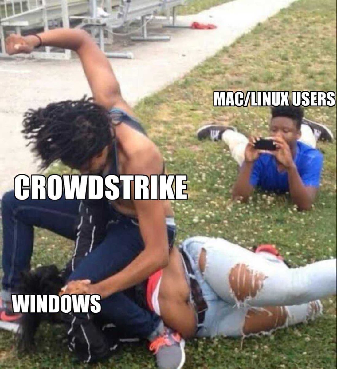 bladenode's tweet photo. Do you know which web hosting company is not affected by CrowdStrike? We aren't because we use Linux, baby. Come Join us. https://t.co/VmBmiayhQn