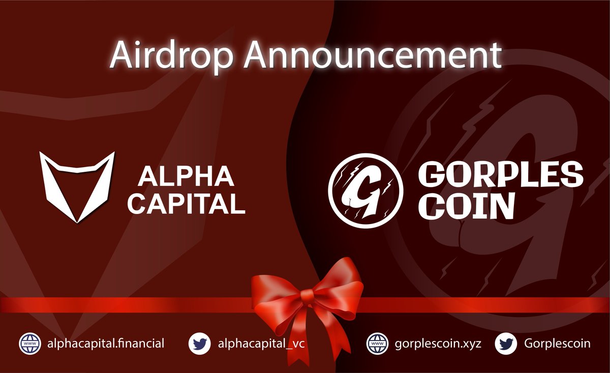 alphacapital_vc's tweet photo. Like our strategic partner @Entanglefi, we also believe that @Gorplescoin will revive borpa. 🚀

In honor of this, we are giveaway 5⃣ free Gorples WL spots to  of our followers. 🔥

✅RT
✅Follow @GorplesCoin and @AlphaCapital_vc
✅Leave your Telegram Tag and Solona Address

Fund Tehe Future with Alpha Capital 😎