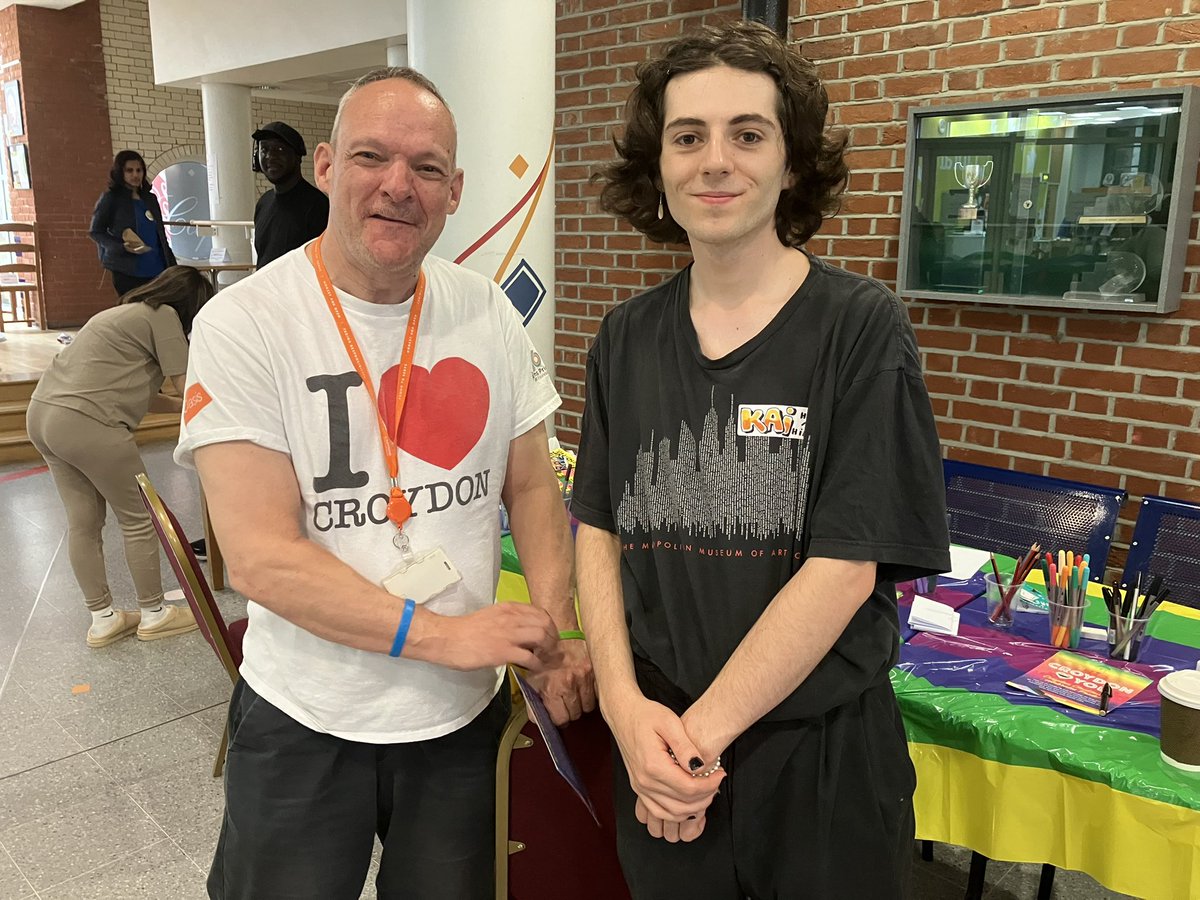 Good to spend time at Croydon Pridefest this afternoon. Thanks to Tony for helping me make a clay model of the Mayor.