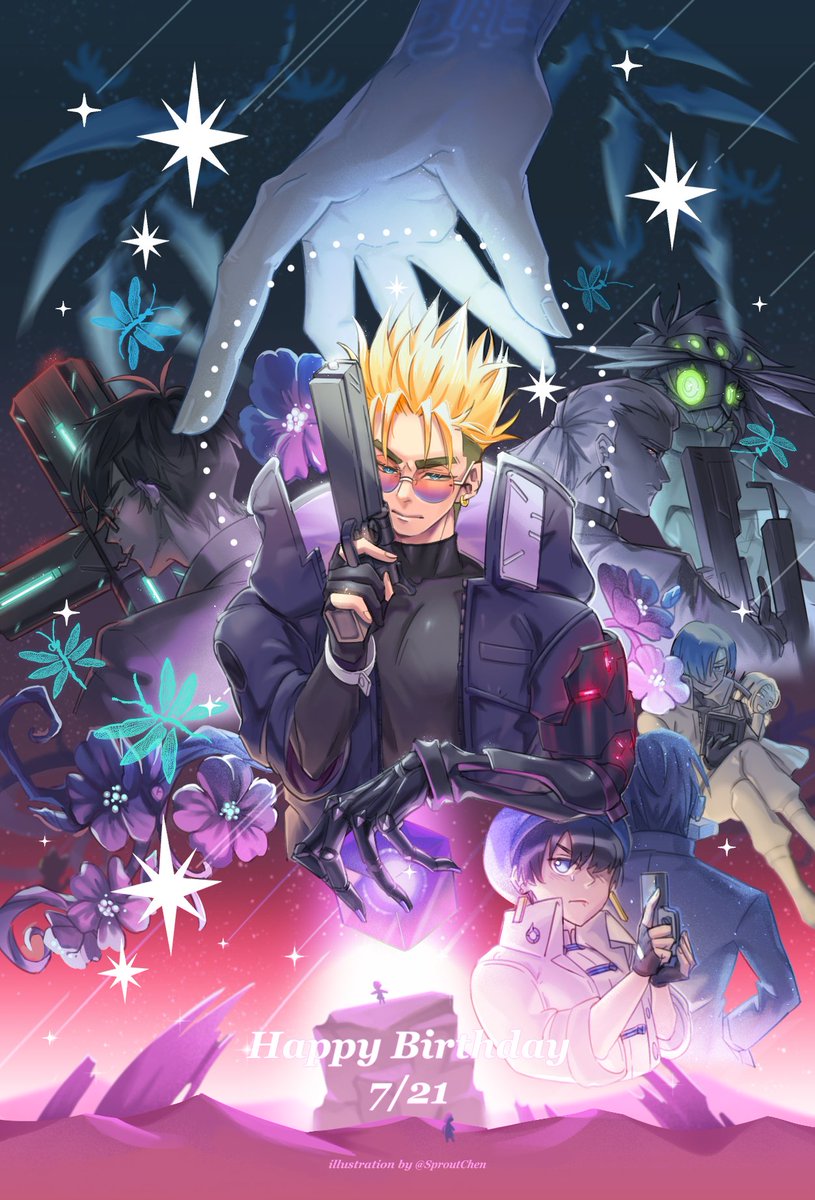 SproutChen's tweet photo. Don't forget 7/21.☄️
#HappyBirthday_Vash https://t.co/AeTcwcy7BR