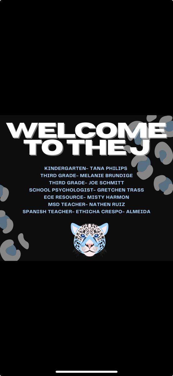 Give a big welcome to all our new faces at Jtown!