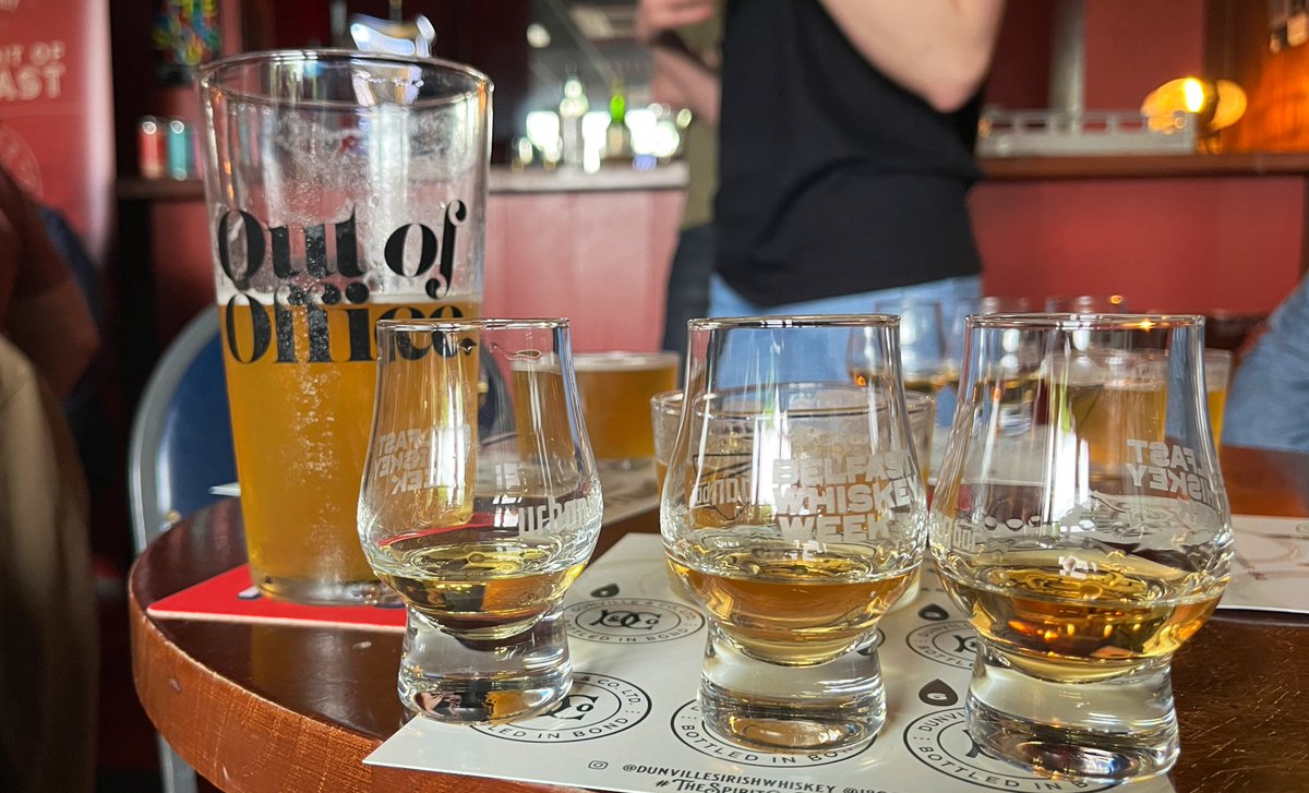 RyanMcAleerbiz's tweet photo. #BelfastWhiskeyWeek
@Echlinville Distillery x Untapped brewery @ Ulster Sports Club. My first event at this year’s BWW was an absolute cracker. https://t.co/o75kgZMWmB