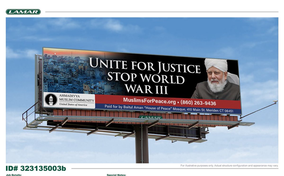 zahirmannan's tweet photo. Prophet Muhammad the most influential person in history transformed the world with his coming as prophesied by Jesus &amp; Moses
Messiah Ahmad appeared &amp; warned of 3 world wars if we did not turn to God &amp; uphold rights
The Khalifah says to raise #VoicesForPeace &amp; #StopWW3
Let’s Unite https://t.co/XDIlHhuNqf
