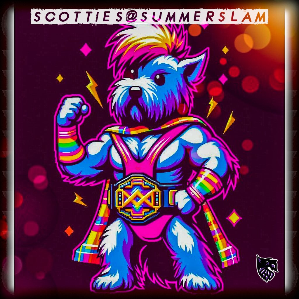 Scotties are coming from the top rope at Summer Slam this weekend! Drop your schedule, tag us, say hey!