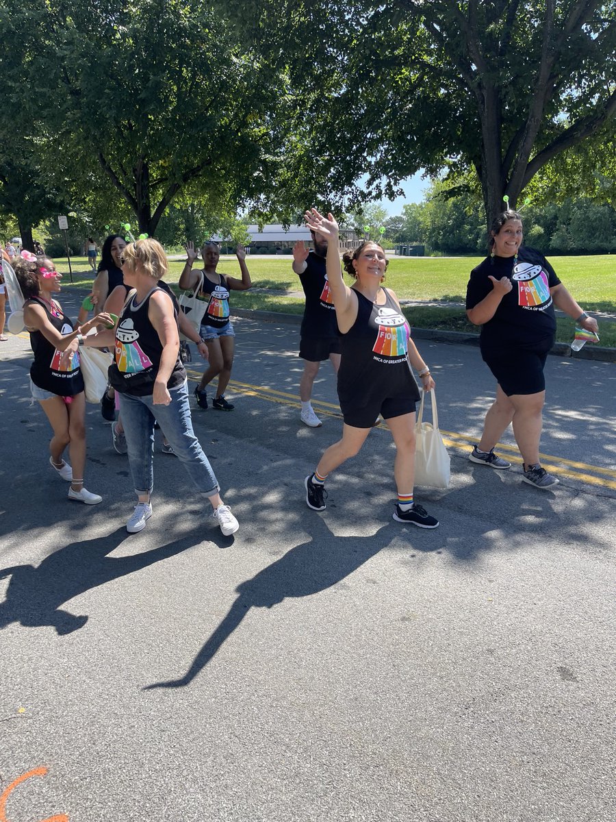 YMCARochester's tweet photo. SlaYed the daY π©·β€οΈπ§‘πππ©΅ππ #RocPride #PrideParade #Pride2024 #ForAll https://t.co/KaKUQsOSyc