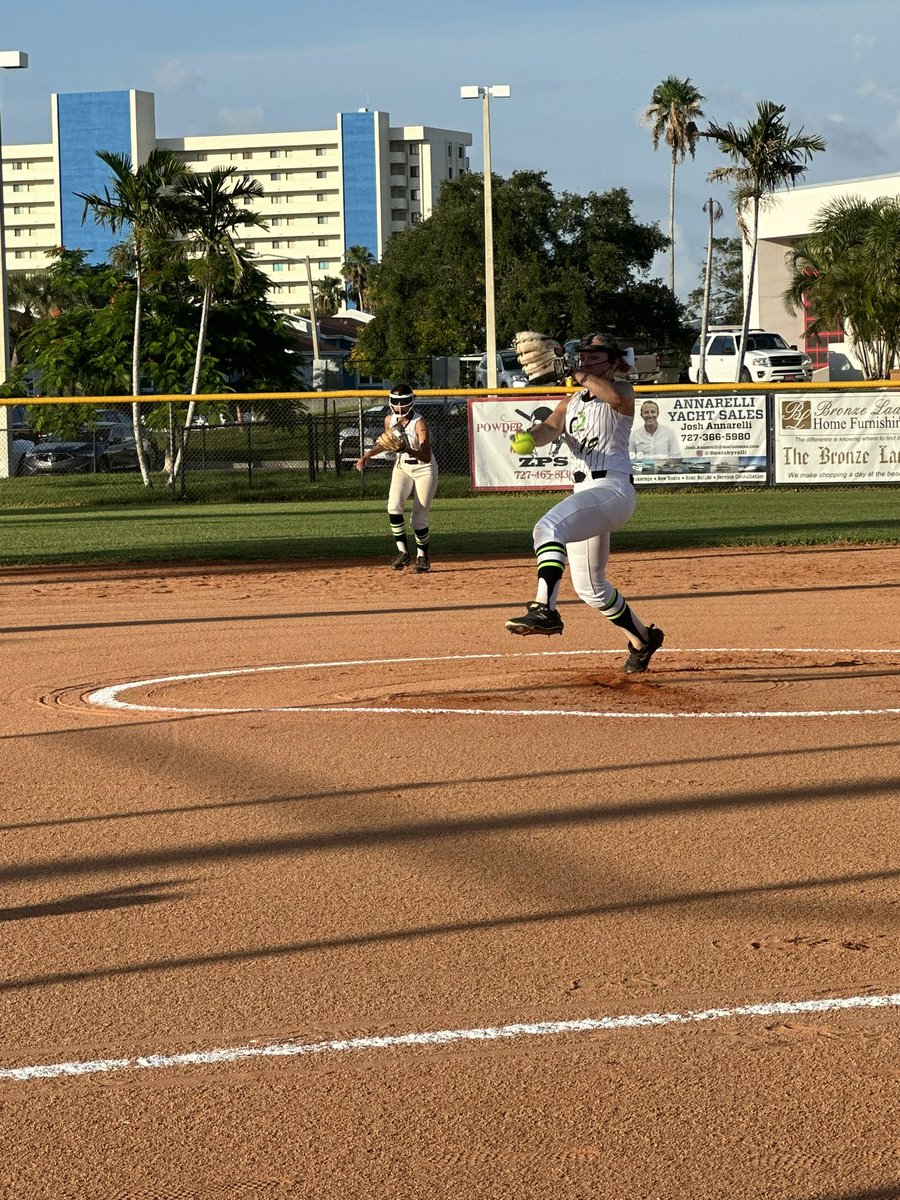 Proud of my team this weekend taking 3rd place at NSA Southern National World Series in Clearwater!! Our final game was a nail biter in extra innings we lost 5-4. I pitched 8 innings with 8 strikeouts and no earned runs. 💚🖤<a href="/Softball_ONU/">Olivet Nazarene Softball</a> <a href="/SAUBeesSoftball/">St. Ambrose University Fighting Bees Softball</a> <a href="/SXUsoftball/">SXU Softball</a> <a href="/TopPreps/">TOP PREPS - SPORTS NEWS, INTERVIEWS, & GRAPHICS</a>