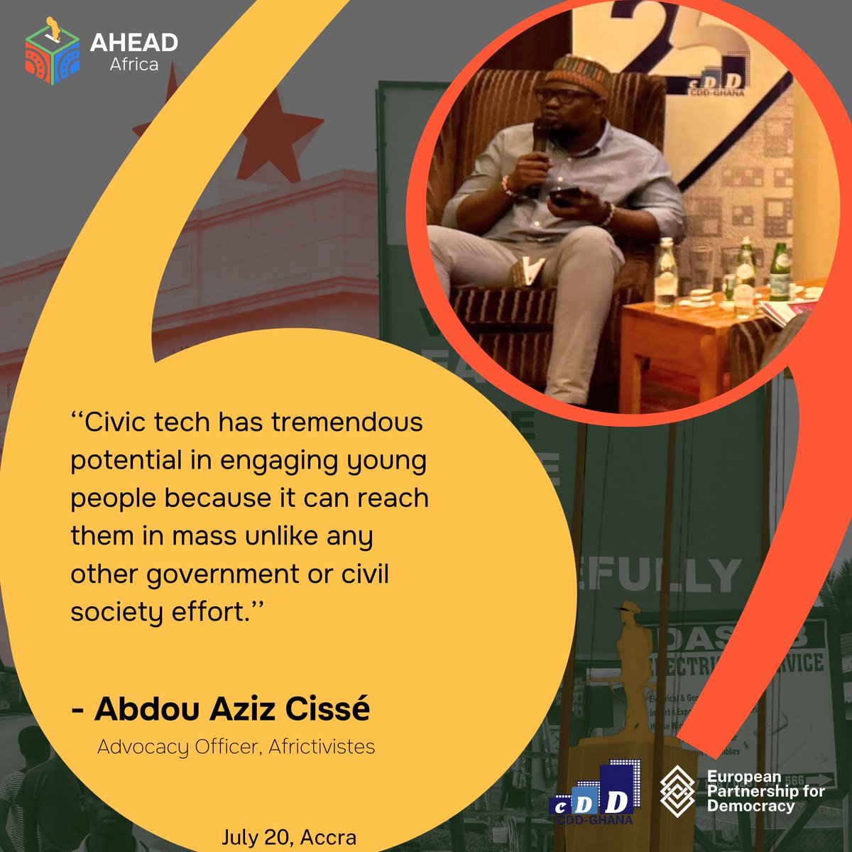 What best practices can we learn from to engage young people ahead of the Ghana elections? ⭐

💬 Reflecting on the recent Senegal elections in March, where young people had a big impact on the election result...

- <a href="/AbdouJCisse/">Abdou Junior Cisse</a>, Advocacy Officer, <a href="/AFRICTIVISTES/">AfricTivistes</a> replies.