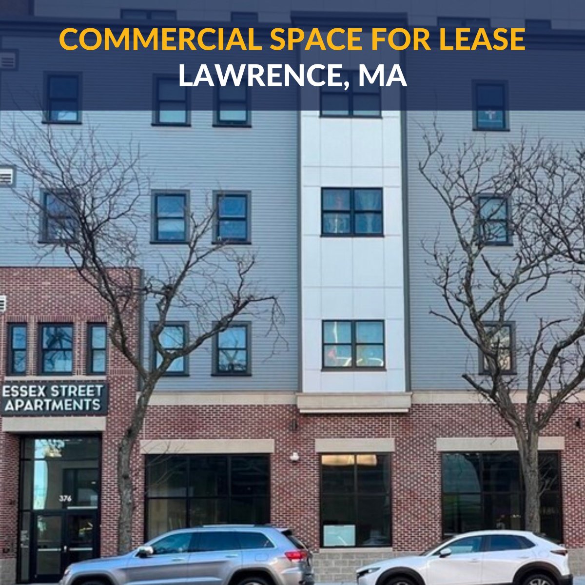 BellTowerCRE's tweet photo. Commercial space for lease in #LawrenceMA! You’ll want to see this brand-new mixed-use building in the heart of the downtown area. Get the details and schedule a showing: https://t.co/IFc8PTQ6Lx

#Leasing #MerrimackValley #BellTowerCRE https://t.co/kDUvp0ASPF
