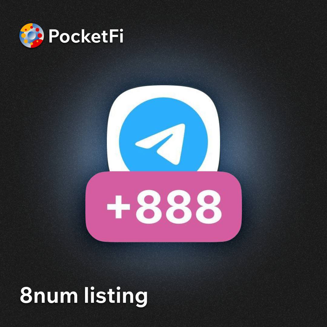 xpocketapp's tweet photo. 🟥 Introducing $8NUM Token on the TON Network

We’re excited to announce that the new $8NUM token is now available on PocketFi! $8NUM is a fungible token linked to the NFT “Anonymous Telegram Numbers.” Each NFT is split into 1 million $8NUM tokens, with each token representing a share of the NFT.