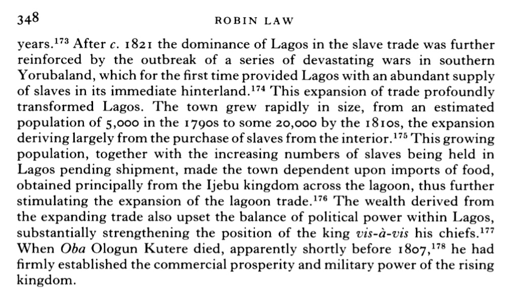 Orhogbua_II's tweet photo. The Rise of Lagos to a Prolific slave port began when they started benefiting of selling their Yoruba Brothers from the Yoruba Civil War into slavery. Something banned in the Benin Kingdom, The population then Swelled https://t.co/8J5Tl7lqYa
