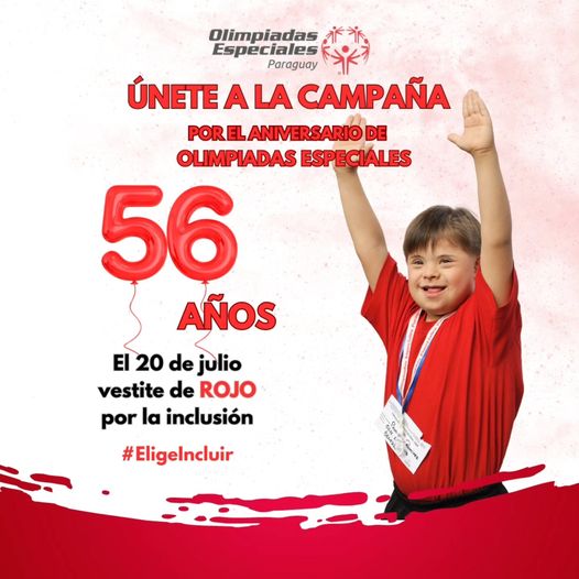 ¡20 DE JULIO VESTITE DE ROJO❤️POR LA INCLUSIÓN! 56 AÑOS <a href="/SpecialOlympics/">Special Olympics</a> <a href="/oep_paraguay/">OlimpiadasEspeciales</a> <a href="/RocioCarrilloDi/">Rocio Carrillo</a> <a href="/OEamericalatina/">Olimpiadas Especiales América Latina</a> Orgullo Nacional 🇵🇾 Isabelino González <a href="/LsabelinoG/">lsabelino González</a> oriundo de La Colmena (Paraguarí) Persona Sorda, funcionario <a href="/SenadoresPy/">SenadoPy</a> <a href="/bachinunezpy/">Bachi Nuñez</a>  <a href="/prietomeli/">Melissa Prieto</a> #PcD🇵🇾