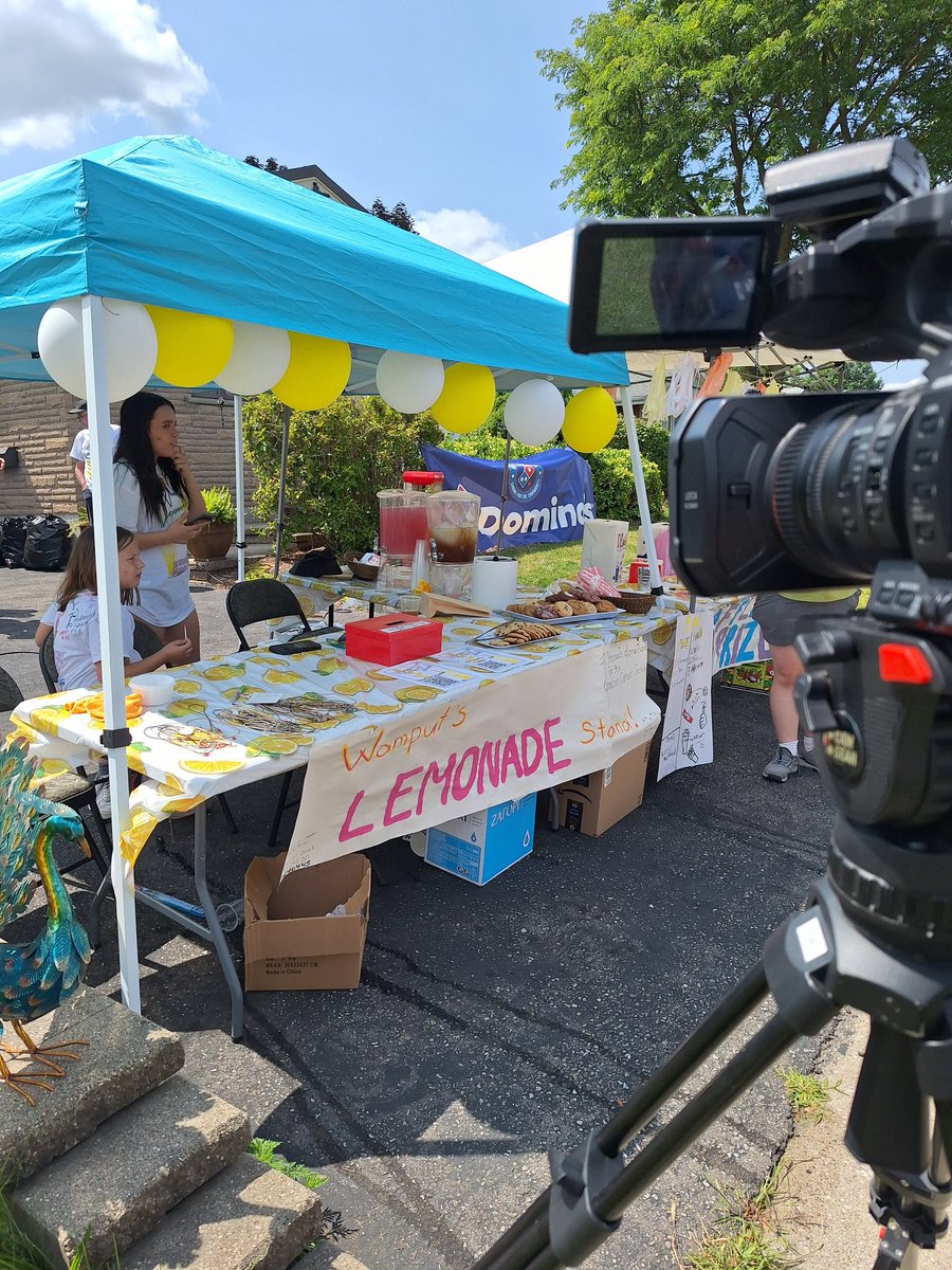 Thirsty? We're out at a very special lemonade stand this beautiful Saturday