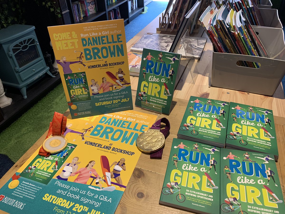danibrownmbe's tweet photo. Amazing day signing books at @wonderlandbookshop

Wonderland was where I did my first ever book signing so it was nice to kick off my book tour here

#runlikeagirl #authorsofinstagram #sportbooks @gmcpublications #buttonbooks https://t.co/0B1cG2xm43