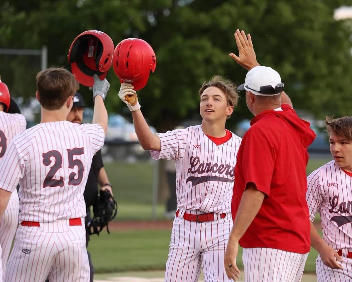 Congratulations to Senior Nolan Hanna 2B on his selection to the Senior All-Star Series! Nolan will play with the Large School East team in Pella on August 1-3. <a href="/NolanH34/">Nolan H</a> #Lancers