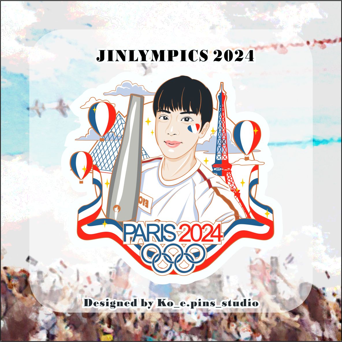 KoJikook's tweet photo. Design Drop - JINLYMPICS 2024
Design drop does not mean it will be put into production, the start of production will depend on the survey on my Google form survey in my bio.
#olympics #jin #torchbearer #torchbearerjin #jinlympics
#btsgift #btspin #btspincollection #BTS https://t.co/DAeL8AcZrk