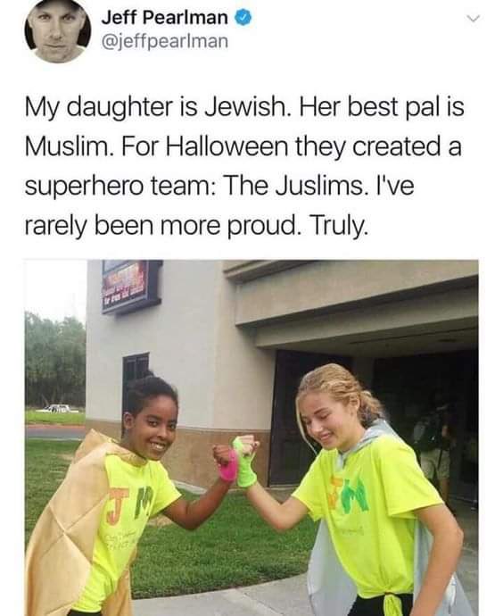 djbakerman's tweet photo. @Baddiel saw this and thought of you and @SayeedaWarsi These girls should really be called The Juslims: The Next Generation 😂 https://t.co/ii7qr2VFGT