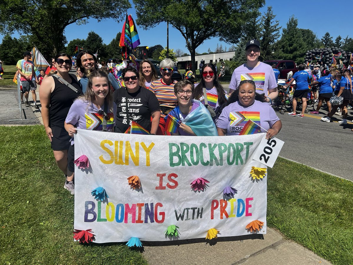 Brockport's tweet photo. π, π, & everything else! π
Today, Brockport proudly joins Rochester in celebrating #LGBTQ communities at their cityβs Pride Parade. π³οΈβπ π¦
β¨ #RocPride https://t.co/9TYgKAJAeT